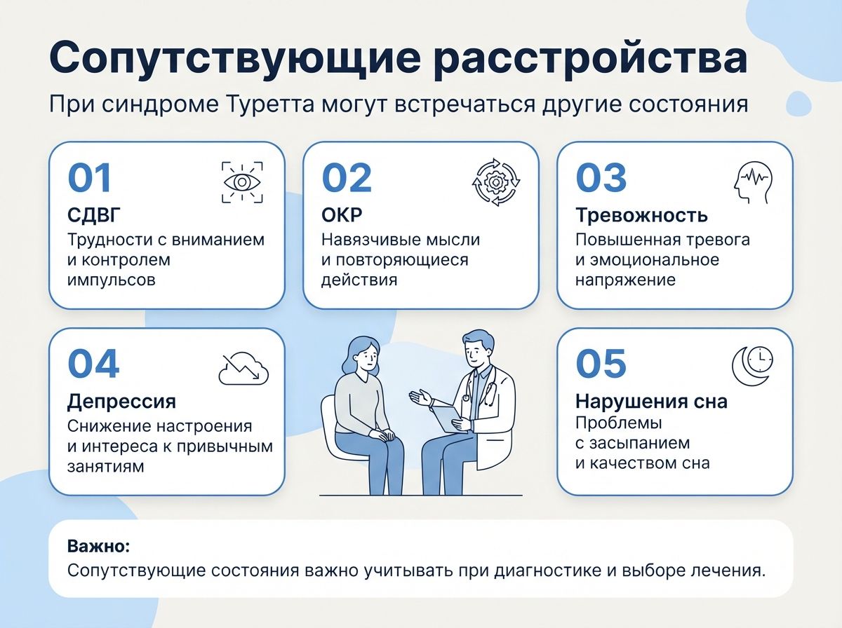 Лечение синдрома Туретта в Форосе инфографика